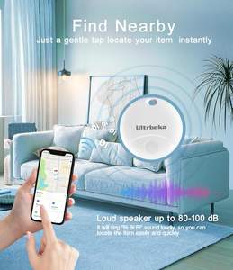 Localizador GPS de Plástico Air Tag (Paquete de 2) para Find My (Solo iOS), Diseño Ultrafino, para Llaves, Cartera, Equipaje, Mochila, Apto para Mascotas - Product Image 3