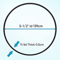 Joints toriques en silicone, joints en caoutchouc personnalisés pour l'entretien des machines avec options d'échantillonnage et de composants sur mesure