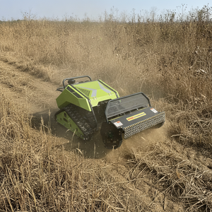 Livraison gratuite Tondeuse à chenilles télécommandée haute puissance CE 3000 ㎡ Tondeuse à gazon diesel efficace pour l'élimination des arbustes sur les pentes - Product Image 1