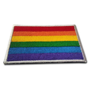 Stok bordir Gay Pride LGBT pelangi lencana Patch dengan <span class=keywords><strong>Hook</strong></span> <span class=keywords><strong>and</strong></span> <span class=keywords><strong>Loop</strong></span> - Product Image 3