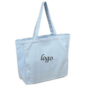 Sacs fourre-tout réutilisables en toile de coton avec logo personnalisé, sacs cadeaux en coton avec logo personnalisé - Product Image 4