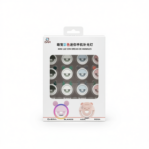 Luce per Telefono DAM Mini a Forma di Orecchie di Animale, Design Colorato e Carino - Product Image 2