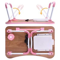 Combohome lit pour ordinateur portable Table pliable plateau de petit-déjeuner Portable bureau debout lecture et support en bambou avec tiroir pour canapé bureau