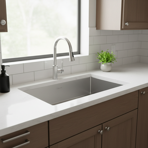 [CALMFORTE] CALMFORTE 830 Premium Machine-Made Single Square Undermount Installation Sink 1.2T Embossed Coating Thick <b>Padding</b> - Product Image 3