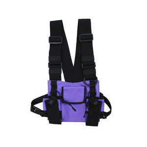 Venta caliente Walkie Talkie Case Radio Shoulder Holster <span class=keywords><strong>Chest</strong></span> Harness Holder Vest <span class=keywords><strong>Rig</strong></span> para Two Way Radio <span class=keywords><strong>Chest</strong></span> - Product Image 3