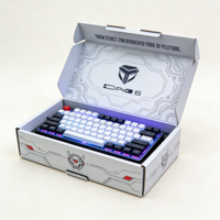 Scatola per Spedizioni Riciclabile Personalizzata per Tastiera con Chiusura Magnetica, Rivestimento UV, Fodera Protettiva, Forma Personalizzabile, Robusta
