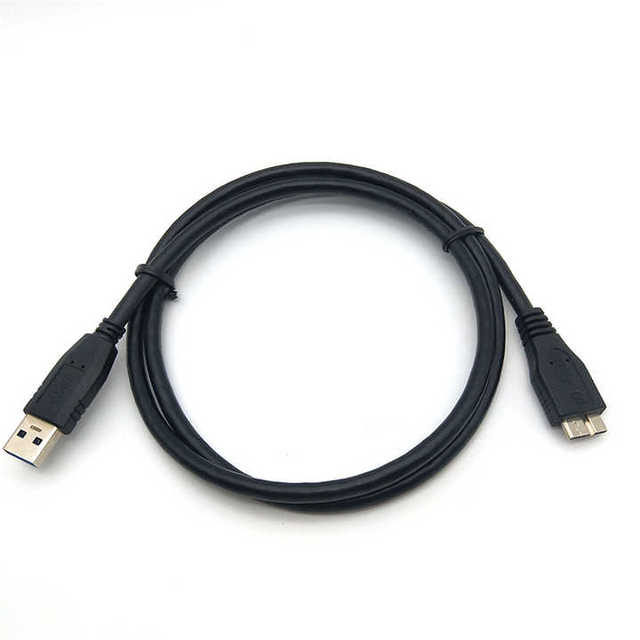FTDI Chip USB 3.0 Male Micro B Male 10 Pin Plug 1m/2m Copper Conductance Sync Cable Cord PVC Braid for Android Tablet Charging