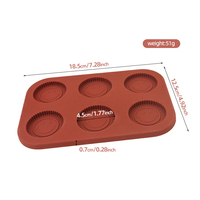 Nouvel ensemble de moules en silicone écologiques à motifs pour la pâtisserie à domicile, pour la cuisson de pâtisseries, de chocolats et de gâteaux