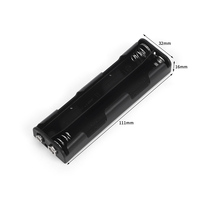 Boîtier adaptateur pour piles 4xAA avec connecteur filaire/à clip pour appareils électroménagers