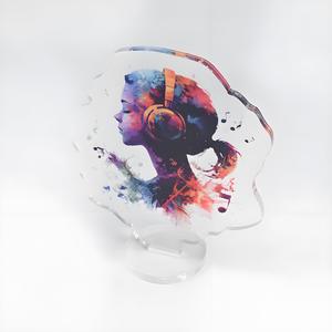 Han New Music Style Abstrakte Kunst Dekoration Internet Prominente mit den gleichen Desktop-Ornamenten Benutzer definierte Acryl-Animations marke