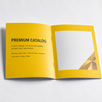 Service d'impression personnalisé économique pour catalogues d'entreprise, brochures et dépliants, avec reliure agrafée et gaufrage, sur papier offset du Jiangsu