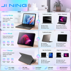 โน้ตบุ๊ค New Tx18 ขนาด 10.95 นิ้ว 2 in 1 รุ่น Core I3 1215u หน้าจอสัมผัส ความละเอียด 1920x1200 แรม 8GB  SSD 512GB คีย์บอร์ดภาษาอังกฤษ ระบบปฏิบัติการ Windows 11 Pro รุ่น Hfbook10 - Product Image 3
