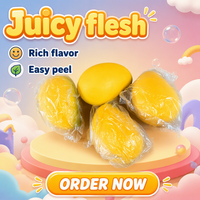Jouet anti-stress en forme de grande mangue, très populaire, fruit réaliste pour les 5-7 ans, en TPR, logo personnalisable