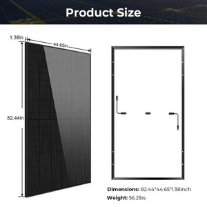 แผงโซลาร์เซลล์ SunGoldPower 500W โมโนสีดำแบบ Perc Shingled ขนาดเซลล์ 156.75 มม. x 156.75 มม. ขนาด 44.25 นิ้ว x 82.44 นิ้ว - Product Image 3