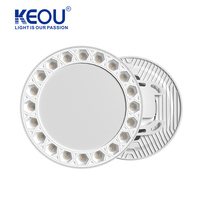 Plafonnier LED SMD moderne anti-éblouissement 24W réglable pour bureaux et hôtels, montage en surface