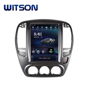 WITSON Android 11 Tesla แนวตั้งหน้าจอระบบเครื่องเสียงรถยนต์มัลติมีเดียสำหรับ2008-2012 Nissan Sylphy/Bluebird 4 + 64GB Built-In แผนที่