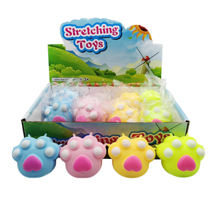 Juguetes Antiestrés de Goma Suave TPR con Forma de Pata de Gato Jincan Creative, para Aliviar el Aburrimiento, para Niños y Niñas - Product Image 1