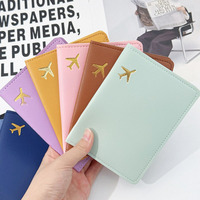 Housse de passeport en cuir PU, étui de protection pour passeport de voyage, porte-passeport épaissi