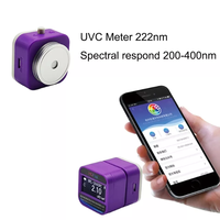 Radiomètre UV HPL220UV, réponse spectrale 200-400 nm pour l'irradiance MW/cm2 J/m2, testeur à 222 nm