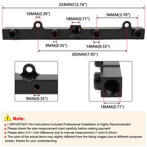 Riel de Combustible para Honda K20 K24 con Indicador, Alto Flujo, Mejora de Rendimiento - Product Image 4