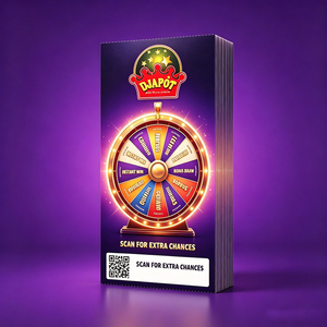 Venta al por mayor de boletos de lotería con impresión a todo color Super Lotto, tarjetas rasca y gana, impresión digital para juegos de lotería - Product Image 3