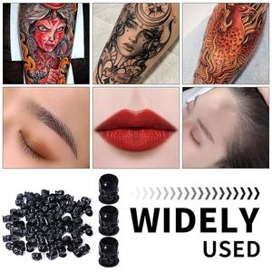 Cajas de 500g de Tazas de Tinta de Silicona para Tatuajes, Tazas de Pigmento de Marca Privada para Accesorios de Tatuaje y Uso en Estudio - Product Image 6