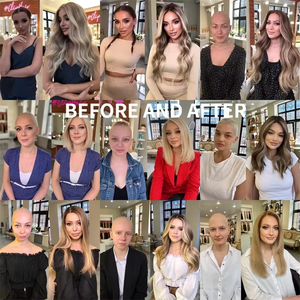 Perruques de luxe en cheveux humains vierges coupés longs, prêtes à l'emploi, pour femmes blanches, avec mèches blondes, sans colle, en dentelle, densité 150%, <span class=keywords><strong>coupe</strong></span> bob, cheveux à cuticules intactes - Product Image 6