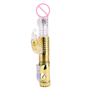 <b>Usb</b> Charger IPX5 Telescopic Butterfly Balls Strapless Patting Dildo Rabbit Vibrator for Women - Product Image 5