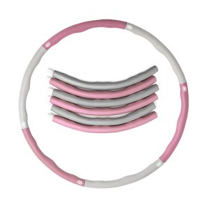 Aro de Fitness Profesional, Ecológico, Duradero, de Doble Tono, Ajustable, Grueso, de ABS, Desmontable, con Peso, de 73-96 cm de Diámetro - Product Image 1