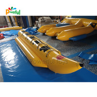 Bateau gonflable motorisé pour 5 personnes, bateau de rafting gonflable, bateau banane à vendre