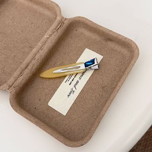 Pinces à cheveux en acétate en gros, sans pli ni trace, pour <span class=keywords><strong>maquillage</strong></span>, pour femmes <span class=keywords><strong>et</strong></span> filles, pour <span class=keywords><strong>coiffure</strong></span> plate en salon, avec poignée dorée - Product Image 5