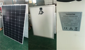 โมดูลเซลล์แสงอาทิตย์แบบโมโนคริสตัลไลน์ 375W 400W 475W 500 วัตต์ IBC แบบสองหน้า กระจกสองชั้น โปรโมชั่นลดราคา - Product Image 1
