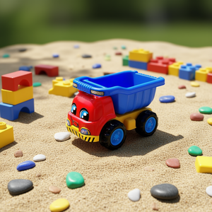 Camion à benne basculante pour enfants TOYBOLA, jouet en plastique, camion de construction pour bac à sable et jeux d'imitation, âges 2-7 ans - Product Image 2