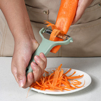 Multifunctionele Keuken Gereedschap Groenteschiller Cutter Handheld Schaaf Plastic Fruit Dunschiller Snijder Voor Keuken