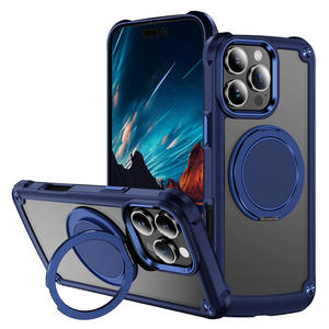 Pour <span class=keywords><strong>iPhone</strong></span> 16 pro max coque de téléphone anneau magnétique support d'engrenage anti-chute housse de protection pour <span class=keywords><strong>iPhone</strong></span> 15 14 13 12 11 coque de téléphone - Product Image 1