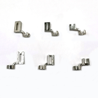 6 Options Pied-de-biche à fente ouverte à tige haute Pied de règle pour cadre Mouvement libre pour machine à coudre domestique Pied-de-biche
