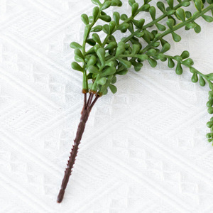 Plante succulente artificielle en guirlande de 70 cm, verte, en plastique, pour décoration murale intérieure - Product Image 3