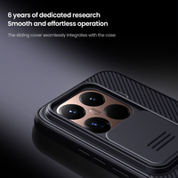 Pour Xiaomi 17T 15T Pro / 17T 15T NILLKIN Coque de protection coulissante pour appareil photo, robuste, antichoc, protection d'objectif