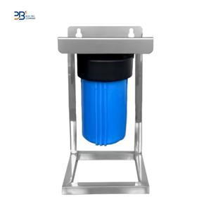 3/4 "1" पीतल/प्लास्टिक इनलेट/आउटलेट पोर्ट 10*4.5 इंच 2 चरण बड़े नीले फ़िल्टर सिस्टम के साथ पानी प्यूरीफायर के लिए एस फ्रेम के साथ - Product Image 4