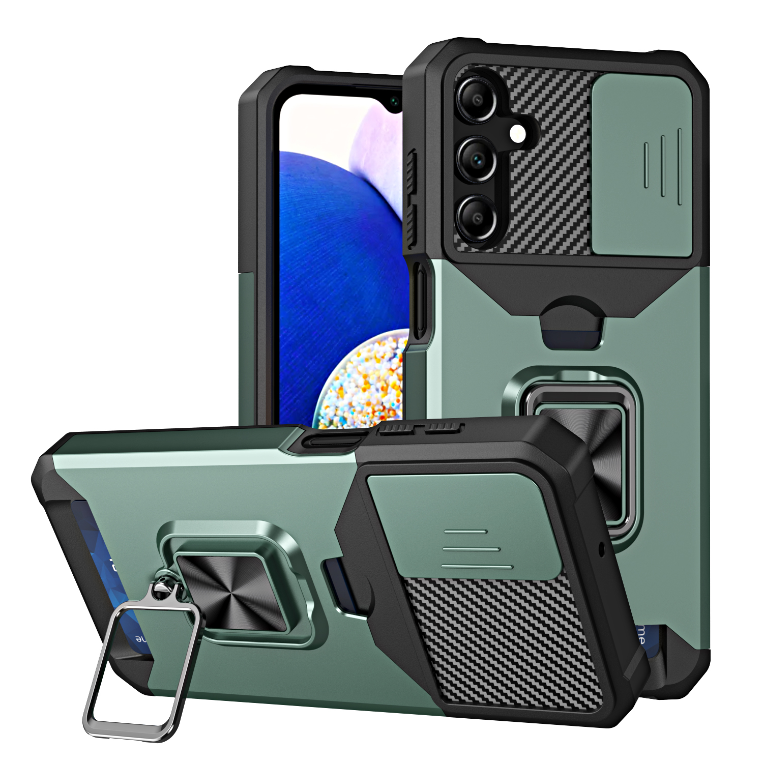 สีเขียว