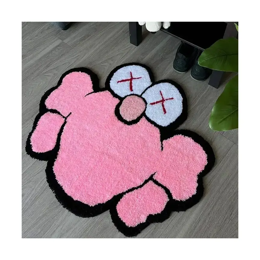 Shape tufting rug Custom Size Kids Rug for Living Room All Custom Sizes Handmade Carpet Anti-slip Play Mat