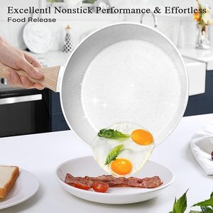 Maifan Stone Non-Stick <b>Cookware</b> <b>Set</b> 13-Piece With Frying Pans And Lids For Induction Gas Stoves - Product Image 3