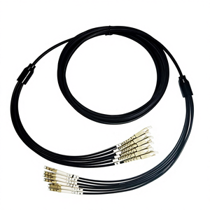 TPU Çok Modlu 6 Çekirdekli Zırhlı Sürükleme Zinciri Esnek Zırhlı <span class=keywords><strong>Fiber</strong></span> Optik Jumper LC-LC OM3 <span class=keywords><strong>Fiber</strong></span> Optik Kablo - Product Image 4