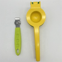 Poignée antidérapante barre manuelle en alliage d'aluminium noir personnalisé citron vert Orange presse-agrumes presse-agrumes éplucheur Zeste