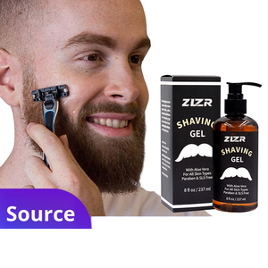 Gel de Soin de la Barbe pour Hommes Transfrontalier Hydratant Rafraîchissant Crème à Raser Sans Mousse Stock en Gros - Product Image 5