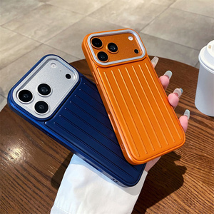 Funda Magnética Original para iPhone 17 16 15 Pro Max, Diseño a Rayas, Corrugada, con Parte Trasera Sólida - Product Image 2