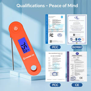 Thermomètre de cuisson intelligent Lonnmeter, lecture instantanée 0,5 s, étanche IP68, pour cuisine, aliments, <span class=keywords><strong>friture</strong></span>, <span class=keywords><strong>testeur</strong></span> d'<span class=keywords><strong>huile</strong></span> de cuisson, haute précision - Product Image 3