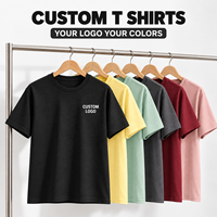 T-shirt Homme Personnalisé 100% Coton 300 GSM Épais Coupe Boxy Épaules Tombantes Col Rond Court Oversize Streetwear