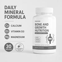 Capsules de croissance en herbes personnalisables en marque blanche (OEM), supplément nutritionnel naturel à base de plantes, 60 unités