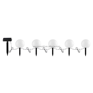 Lampes solaires de <span class=keywords><strong>jardin</strong></span> de petite taille à usage extérieur, indice de protection IP65, LED blanc chaud, matériau ABS, <span class=keywords><strong>longueur</strong></span> 4 m, batterie incluse, installation facile, <span class=keywords><strong>jardin</strong></span> - Product Image 4